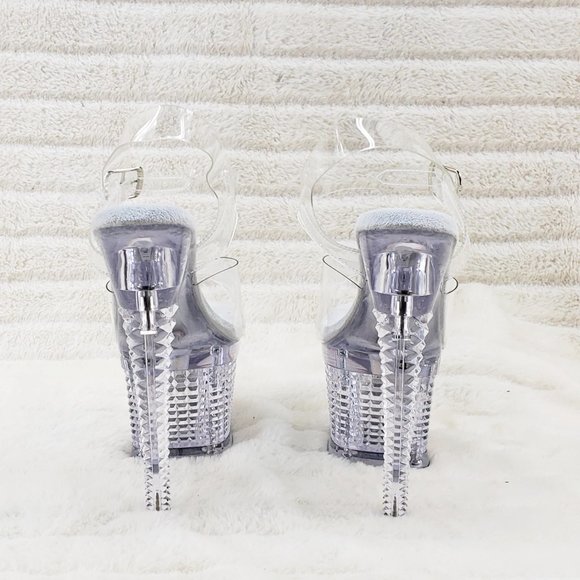 Size 6 Flashdance Special Textured Platform 7" Heels Factory Defect - Picture 4 of 4